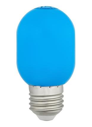 Светодиодная синяя LED лампа 2W E27 A45 25 lm Horoz Electric C...