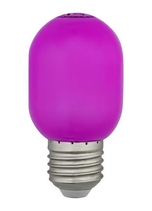 Светодиодная декоративная лампа 2W E27 A45 с фиолетовым светом...