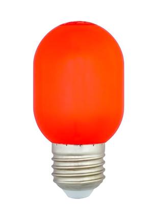 Красная светодиодная LED лампа 2W E27 A45 33 lm Horoz Electric...