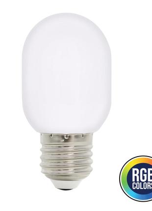 Светодиодная лампа LED с RGB свечением 1W E27 A45 35 lm Horoz ...
