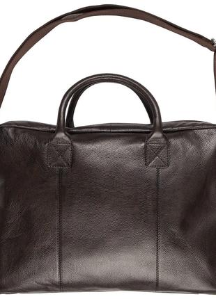 Кожаная сумка для ноутбука 15,6 дюймов Livergy коричневая