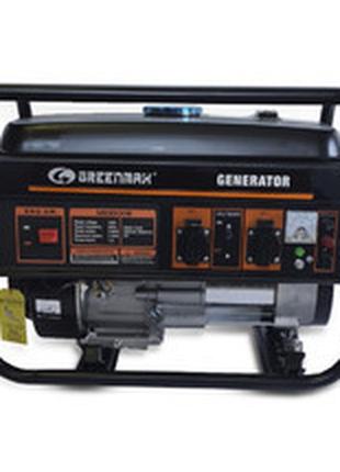 Генератор бензиновий GREENMAX MB3900B 2.8/3.0 кВт із ручним за...