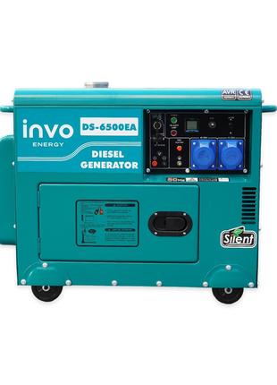 Дизельный генератор INVO DS-6500EA в кожухе, 6/6,5 кВт, 220В
