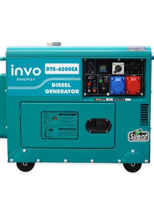 Дизельный генератор INVO DTS-6500EA в кожухе, 6/6,5 кВт, 230/380В