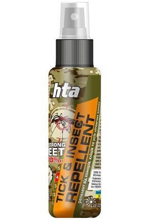Репеллент-спрей от комаров HTA Strong DEET 70% TICK & INSECT R...