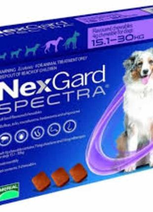 NexGard (Нексгард) Спектра 15-30 кг (L) таблетка от блох, клещ...