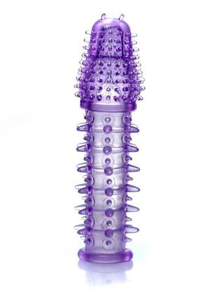 Насадка на член - Penis Sleeve Purple Кітті