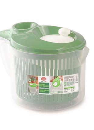 Контейнер для мытья и сушки салата Snips, зеленый, 3 л