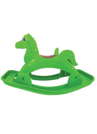 Конячка-качалка музична Doloni Toys 05550/6 Зелена