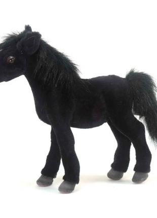 М'яка іграшка Hansa Кінь чорний 28 см (4806021954713)