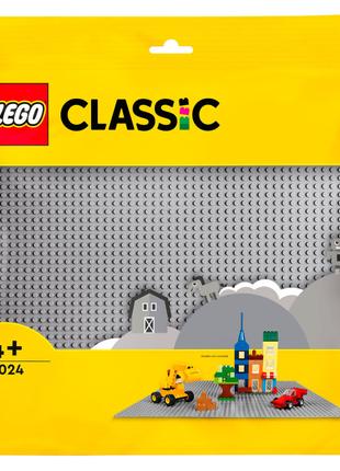Конструктор LEGO Classic Базова пластина сірого кольору (11024)