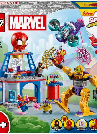 Конструктор LEGO Marvel Павутинна штаб-квартира команди Павука...