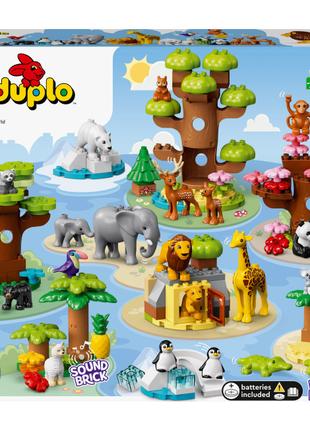 Конструктор LEGO DUPLO Дикі тварини світу (10975)