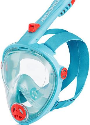 Повнолицева маска Aqua Speed SPECTRA 2.0 бірюзовий Дет L (5908...