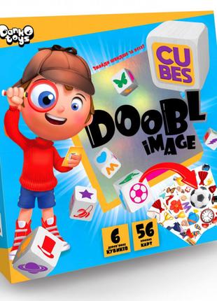 Настільна розважальна гра "Doobl Image Cubes" Danko Toys укр D...