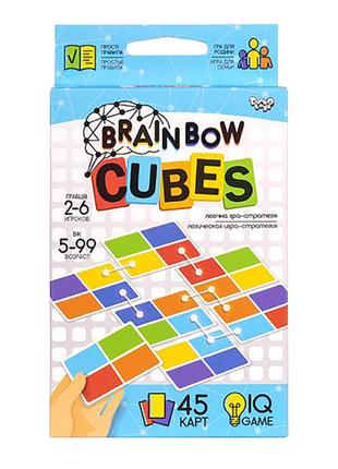Розважальна настільна гра "Brainbow CUBES" Danko Toys G-BRC-01...