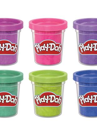 Набір для ліплення Play-Doh Sparkle collection 6 баночок (F9932)