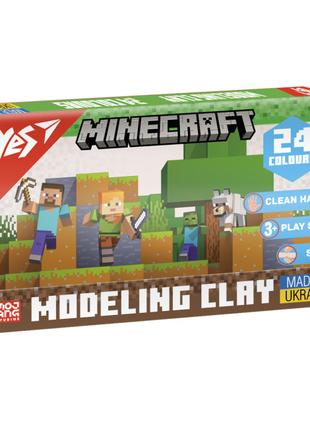 Пластилін Yes Minecraft 24 кольори (540682)