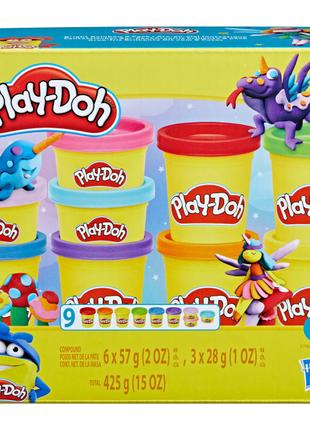 Набір для ліплення Play-Doh Яскрава веселка 9 баночок (F7369/F...