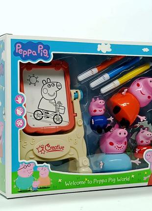 Игровой набор Фигурки Star toys "Свинка Пеппа и семья" фломаст...