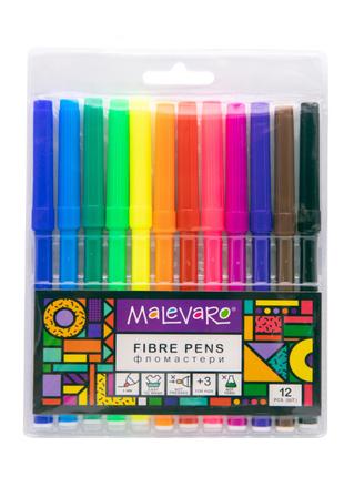 ​Фломастери Malevaro 12 кольорів (ML760110)