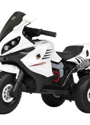 Електромотоцикл Bambi Racer білий (M 4216AL-1)