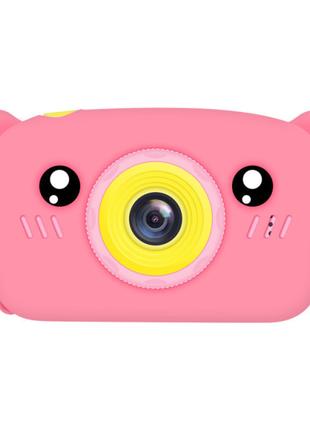 Фотоапарат дитячий ведмедик Gnizdo Teddy GM-24 фотокамера Pink...
