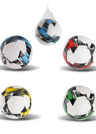 Мяч футбольный арт. FB2489 (60шт) №5, PVC 340 грамм,4 микс
