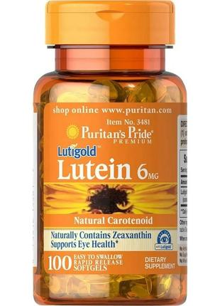 Lutein 6 mg with Zeaxanthin Lutigold™ 100Softgels