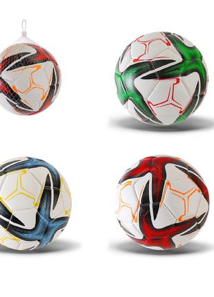 Мяч футбольный арт. FB2490 (60шт) №5, PVC 340 грамм,3 цвета