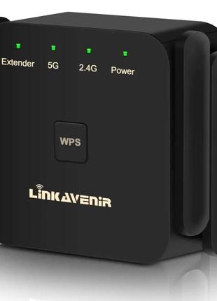 Сток LINKAVENIR Wifi Extender Booster Підсилювач WiFi до 1200 ...