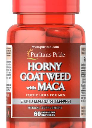 Horny Goat Weed with Maca 500 mg / 75 mg 60 Capsules