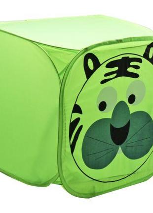 Корзина для игрушек Тигр зеленый