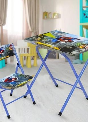 Дитяча парта стіл зі стільцем Розкладний дитячий столик парта ...