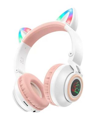 Навушники BOROFONE BO18 Cat ear BT headphones White