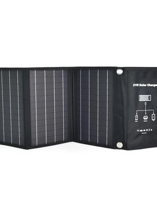 Портативна сонячна панель New Energy Technology 21W Solar Charger