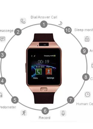 Смарт-годинник Smart Watch Q18. EX-703 Колір: золотий