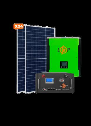 Сонячна електростанція (СЕС) Преміум + GRID 3Ф 10kW АКБ 11kWh ...