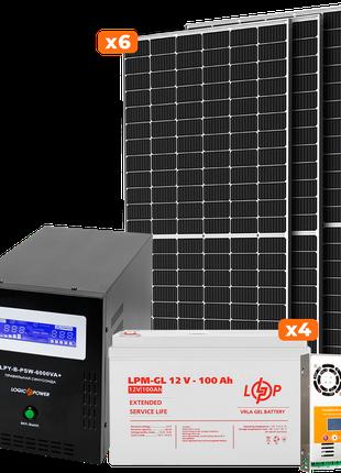 Солнечная электростанция (СЭС) 4kW АКБ 4.8kWh (гель) 100 Ah Ст...
