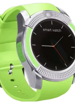 Умные смарт-часы Smart Watch V8. CE-803 Цвет: зеленый