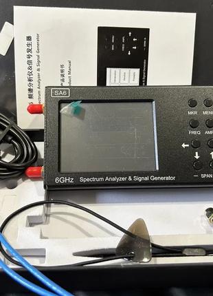 Аналізатор спектра SA6 (від 35 МГц до 6.2 ГГц) портативний