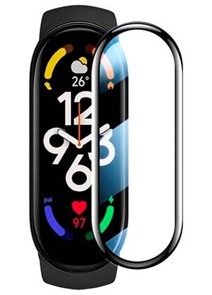 Полімерна плівка 3D (full glue) (тех.пак) для Xiaomi Mi Band 7