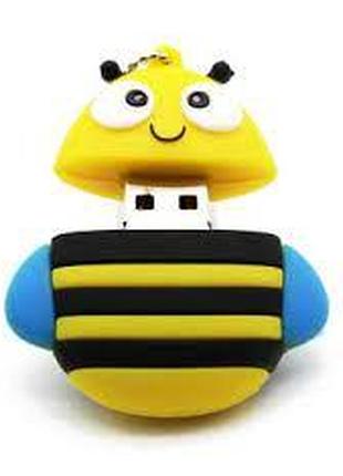 Флеш накопичувач USB 64 gb 2.0 usb флешка у формі бджілки