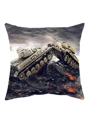 Подушка World of tanks 40*40 см Код/Артикул 65 podushka0023