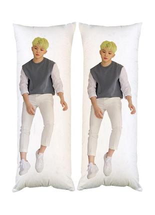 Подушка дакимакура K-pop Шуга BTS декоративная ростовая подушк...