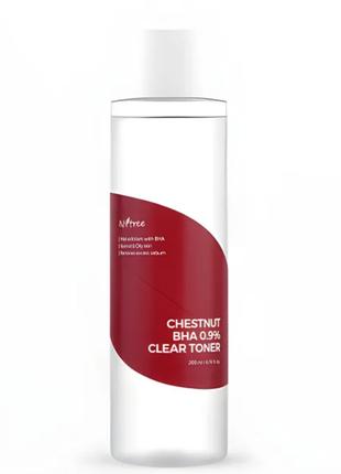 Очищающий тонер с BHA-кислотой IsNtree Chestnut BHA 0.9% Clear...