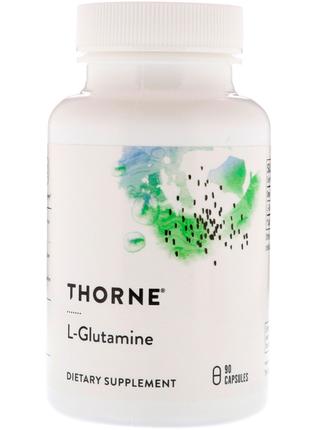 Глютамін Thorne Research (L-Glutamine) 500 мг 90 капсул