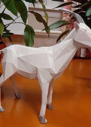 PaperKhan конструктор из картона 3D фигура антилопа коза козел...