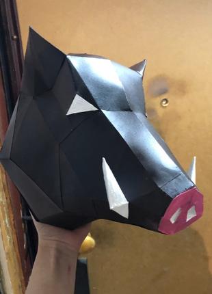 PaperKhan конструктор з картону 3D фігура кабан свиня порося П...