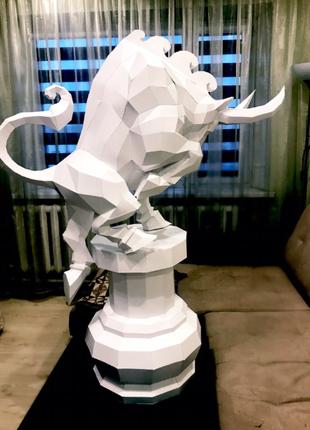 PaperKhan конструктор из картона 3D фигура бык телец корова Па...